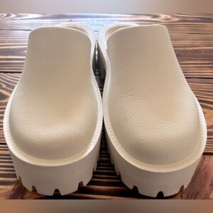 Jeffery Campbell Cream Mules for Women